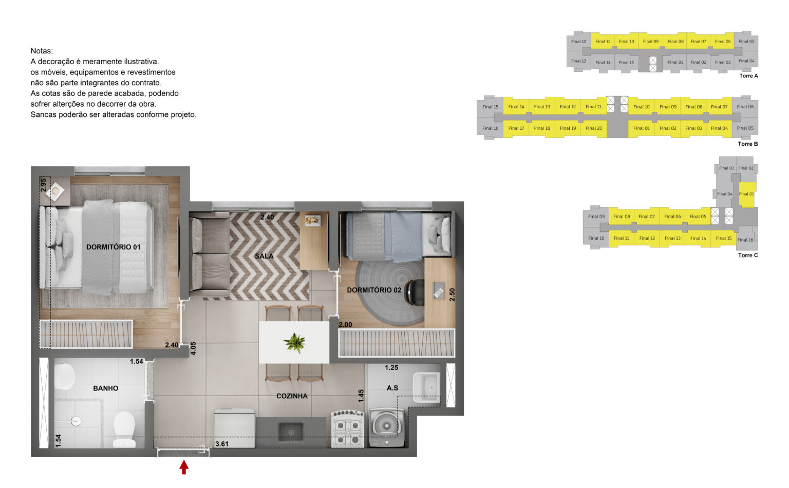 Apartamento de 2 dormitórios na Barra Funda Zona Oeste São Paulo com vaga sacada e lazer completo
