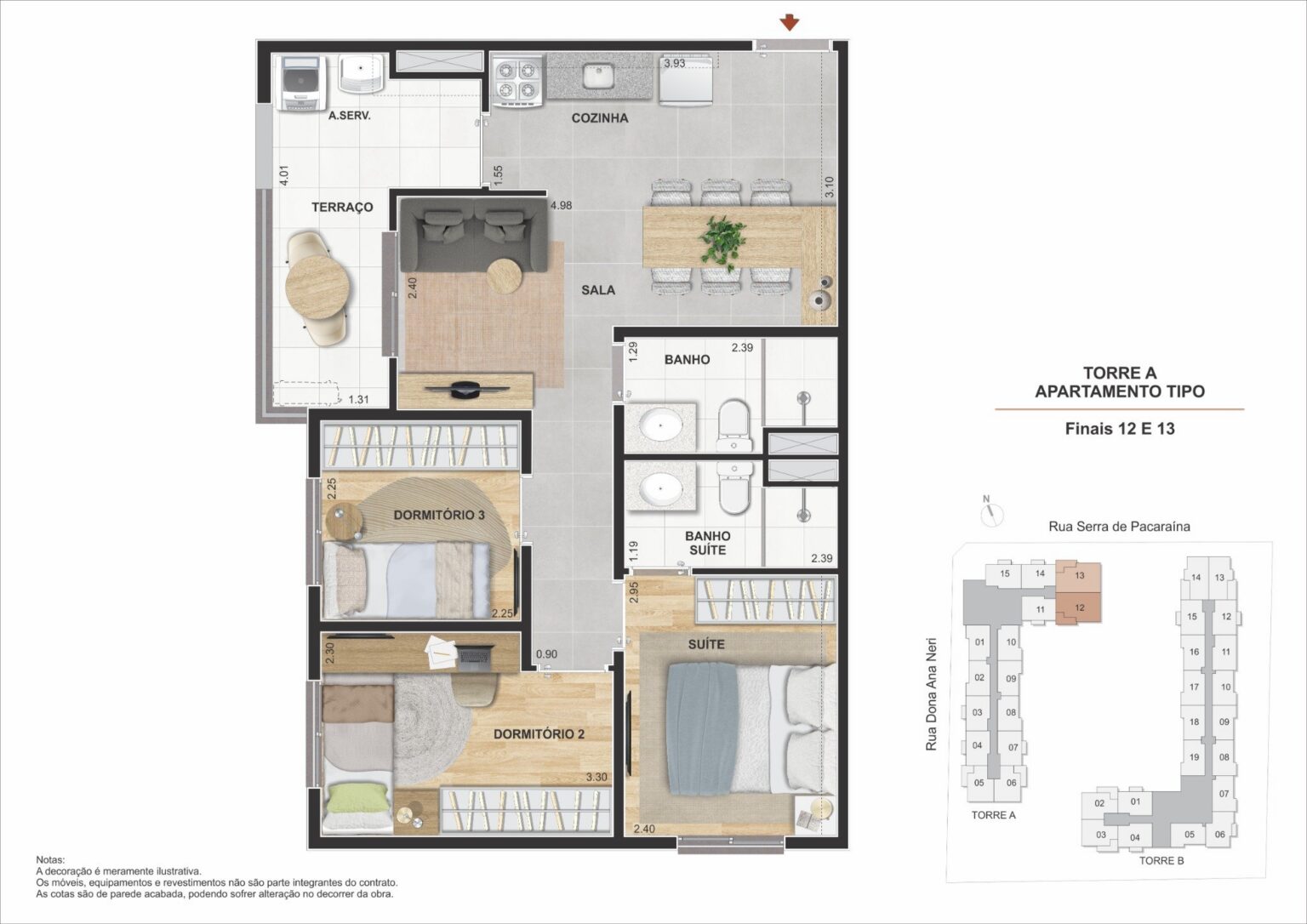 Apartamento de 3 dormitórios na Mooca Zona Leste São Paulo com sacada e lazer completo