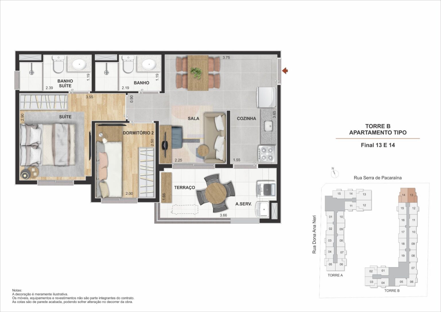 Apartamento de 2 dormitórios na Mooca Zona Leste São Paulo com sacada e lazer completo
