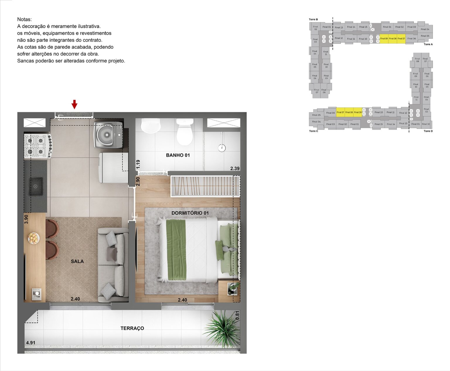 Apartamento de 1 e 2 dormitórios na Vila Carrão Zona Leste São Paulo com vaga sacada e lazer completo