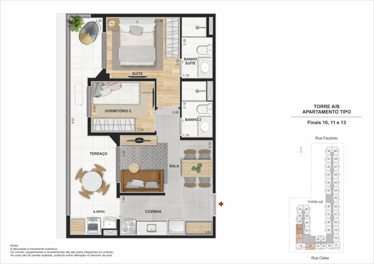 Apartamento de 1 e 2 dormitórios na Vila Romana Zona Oeste São Paulo com vaga sacada e lazer completo