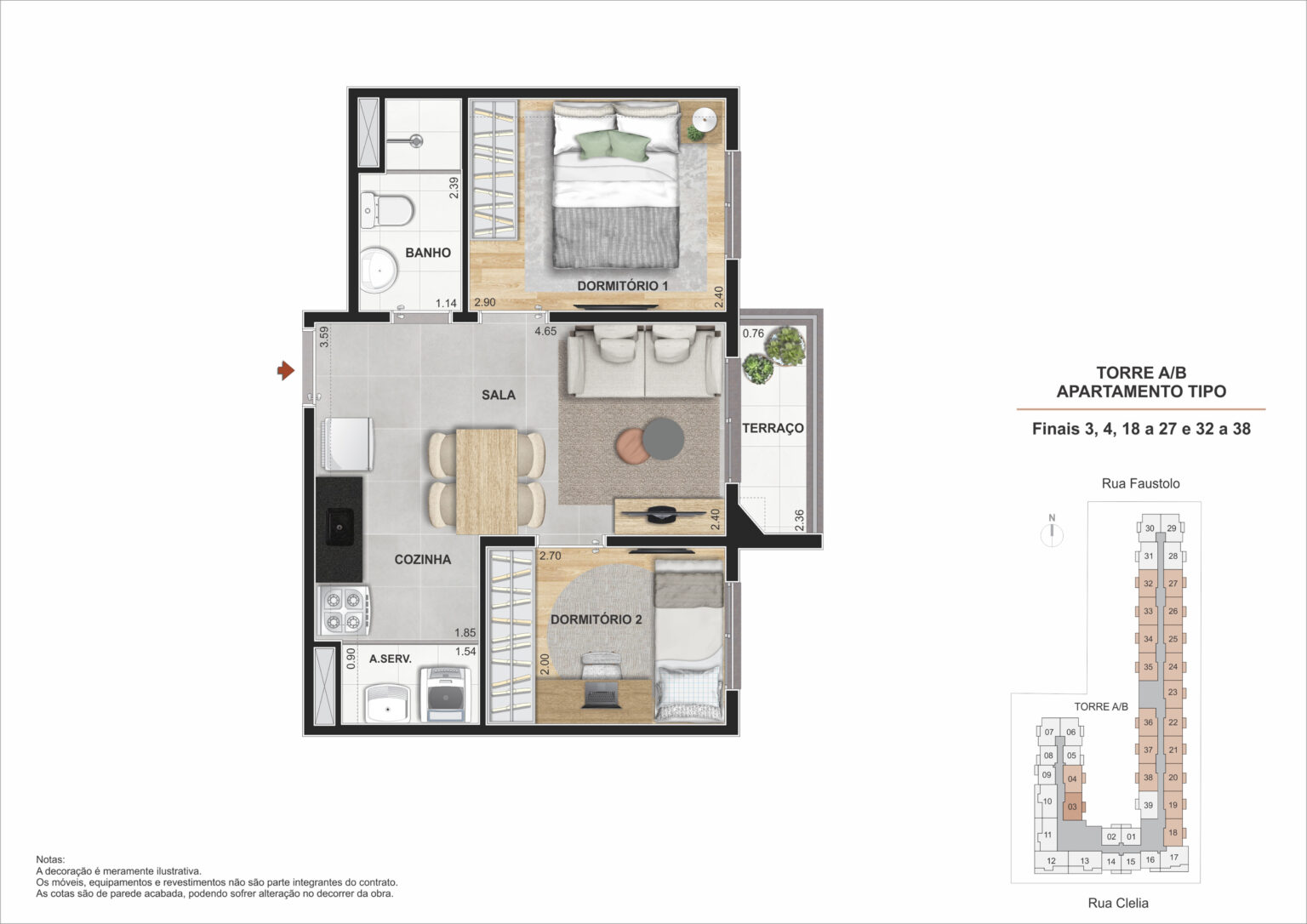 Apartamento de 1 e 2 dormitórios na Vila Romana Zona Oeste São Paulo com vaga sacada e lazer completo