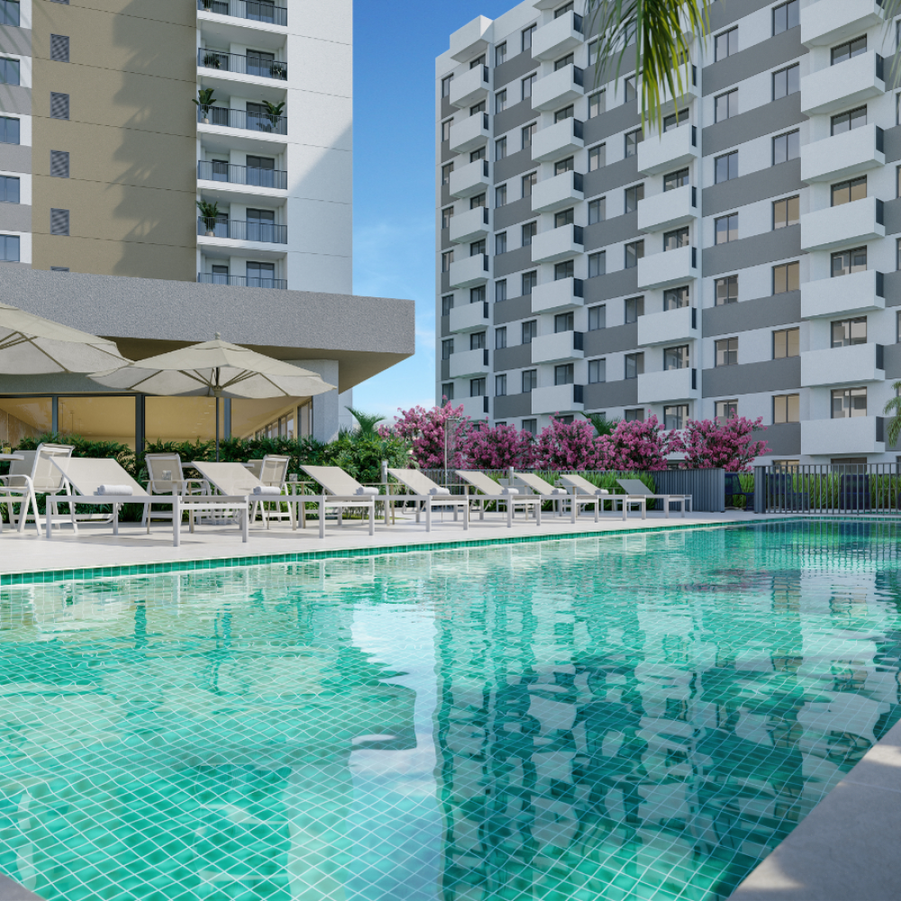 Apartamento de 2 dormitórios na City América Zona Norte São Paulo com sacada e lazer completo