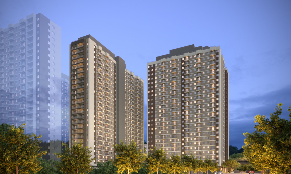 Apartamento de 2 e 3 dormitórios no Campo Limpo Zona Sul São Paulo com sacada e lazer completo
