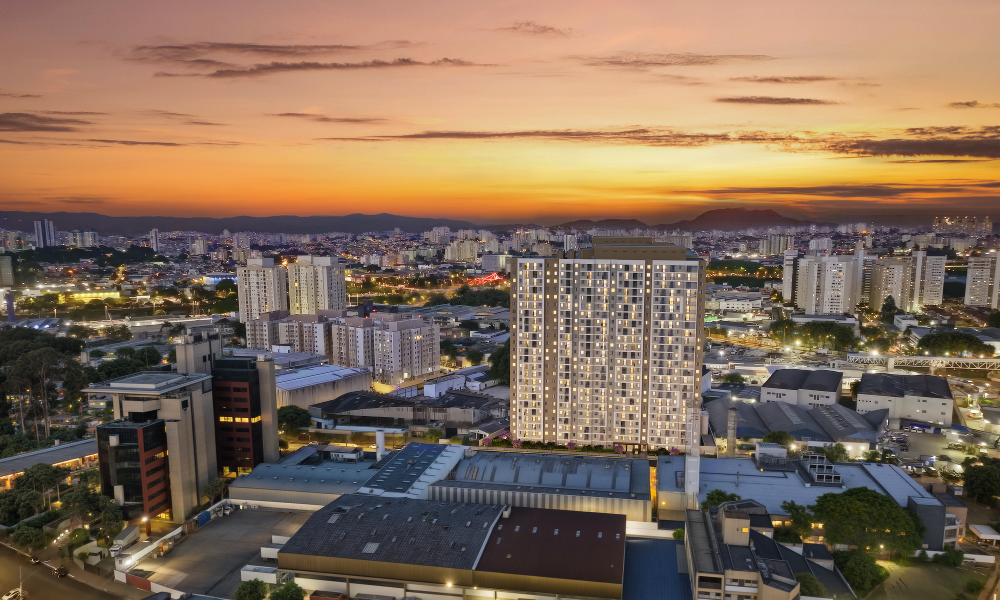 Apartamento de 2 dormitórios na Água Branca Zona Oeste São Paulo com sacada e lazer completo