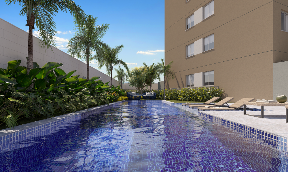 Apartamento de 2 dormitórios na Água Branca Zona Oeste São Paulo com sacada e lazer completo