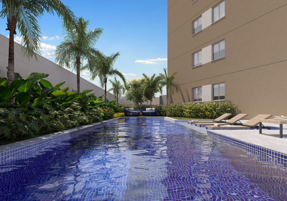 Apartamento de 2 dormitórios na Água Branca Zona Oeste São Paulo com sacada e lazer completo