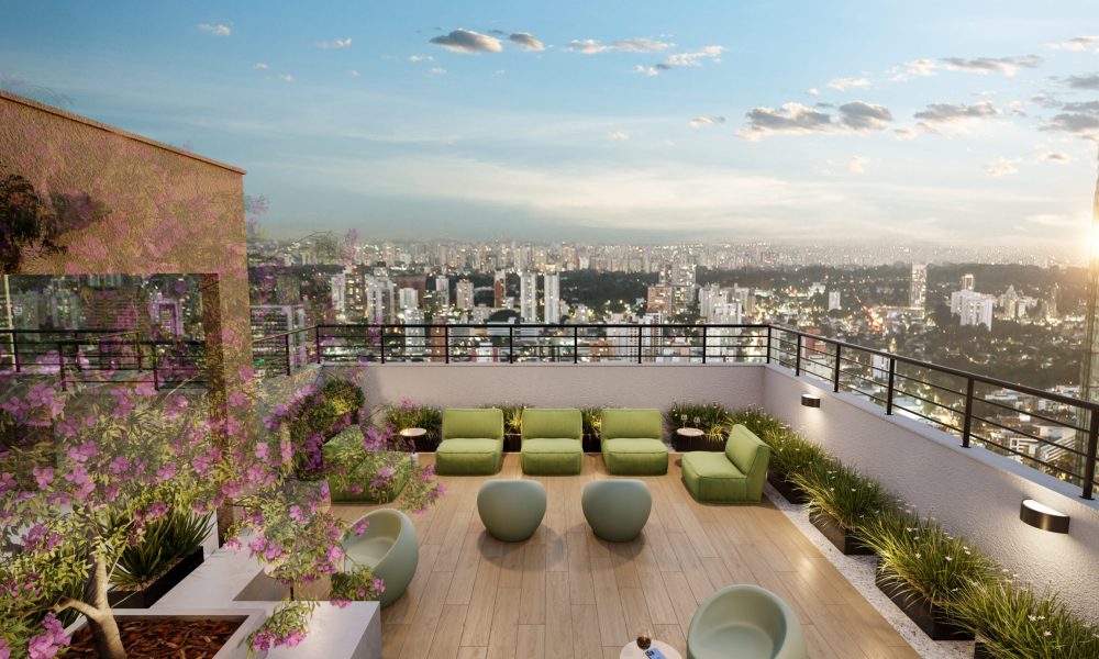 Apartamento de 2 dormitórios na Chácara Santo Antônio Zona Sul São Paulo com vaga sacada e lazer completo