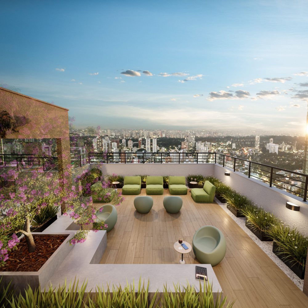 Apartamento de 2 dormitórios na Chácara Santo Antônio Zona Sul São Paulo com vaga sacada e lazer completo