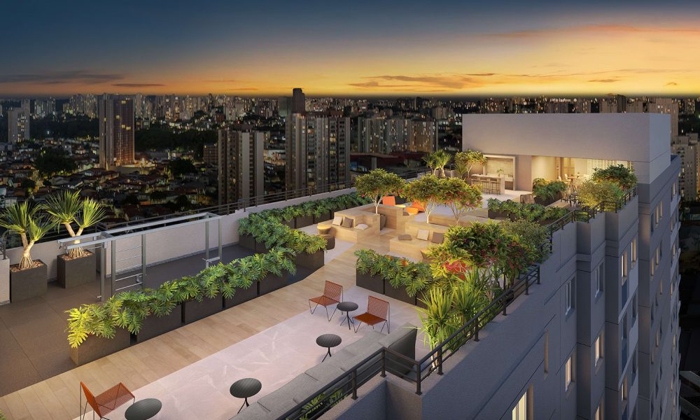 Apartamento de 2 dormitórios na Chácara Santo Antônio Zona Sul São Paulo com vaga sacada e lazer completo