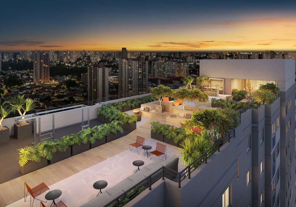 Apartamento de 2 dormitórios na Chácara Santo Antônio Zona Sul São Paulo com vaga sacada e lazer completo