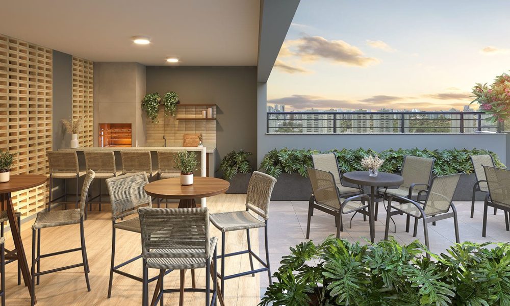 Apartamento de 2 dormitórios na Chácara Santo Antônio Zona Sul São Paulo com vaga sacada e lazer completo