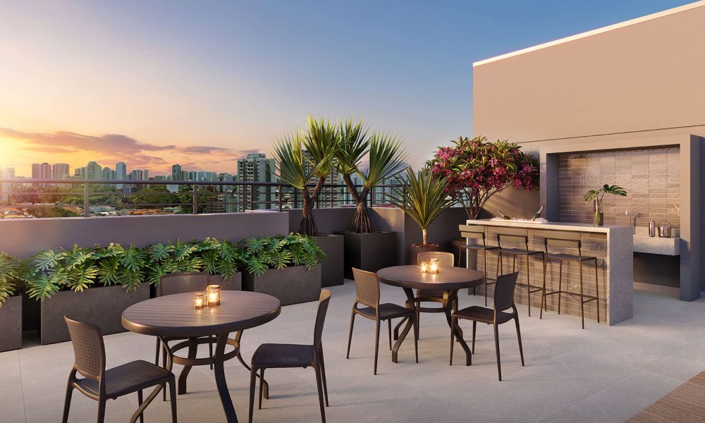 Apartamento de 2 dormitórios na Chácara Santo Antônio Zona Sul São Paulo com vaga sacada e lazer completo