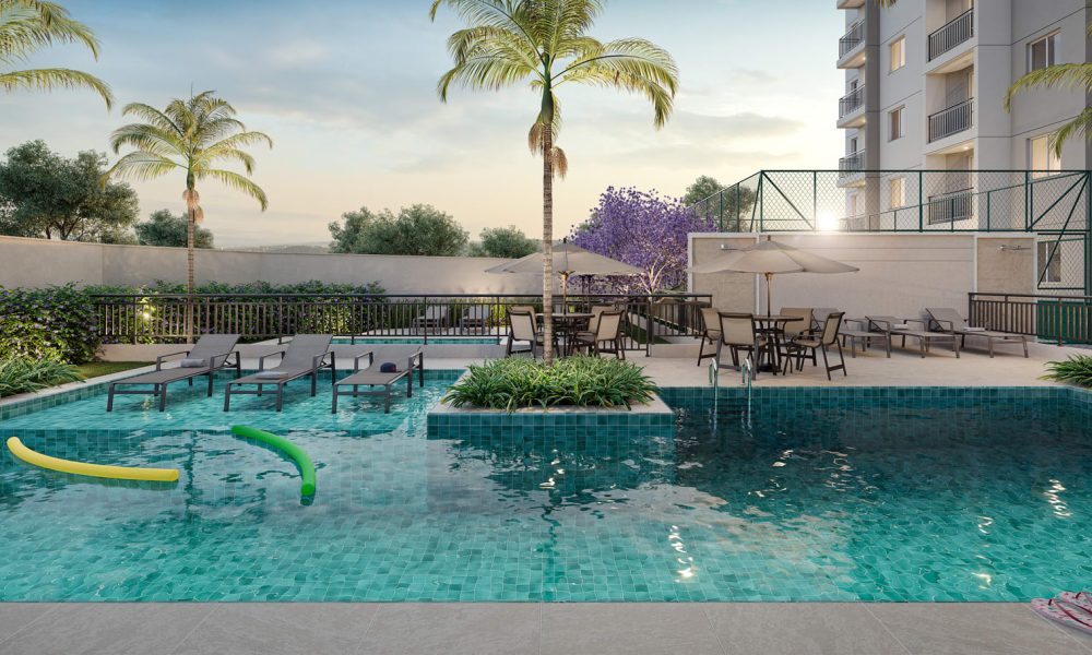 Apartamento de 2 dormitórios na Lapa Zona Oeste São Paulo com sacada e lazer completo