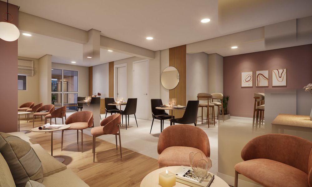 Apartamento de 2 dormitórios na Lapa Zona Oeste São Paulo com sacada e lazer completo