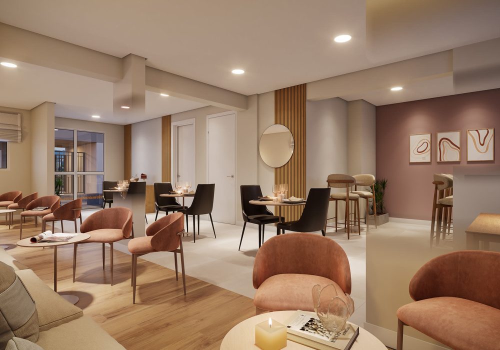 Apartamento de 2 dormitórios na Lapa Zona Oeste São Paulo com sacada e lazer completo